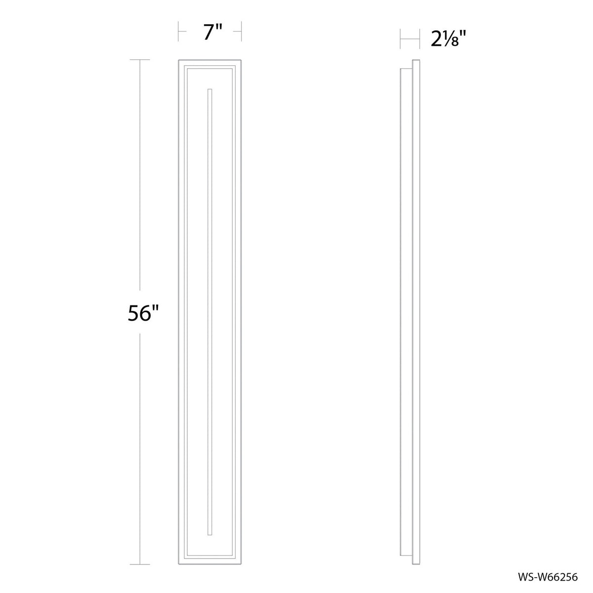 Modern Forms - WS-W66256-35-BK - LED Outdoor Wall Sconce - Midnight - Black