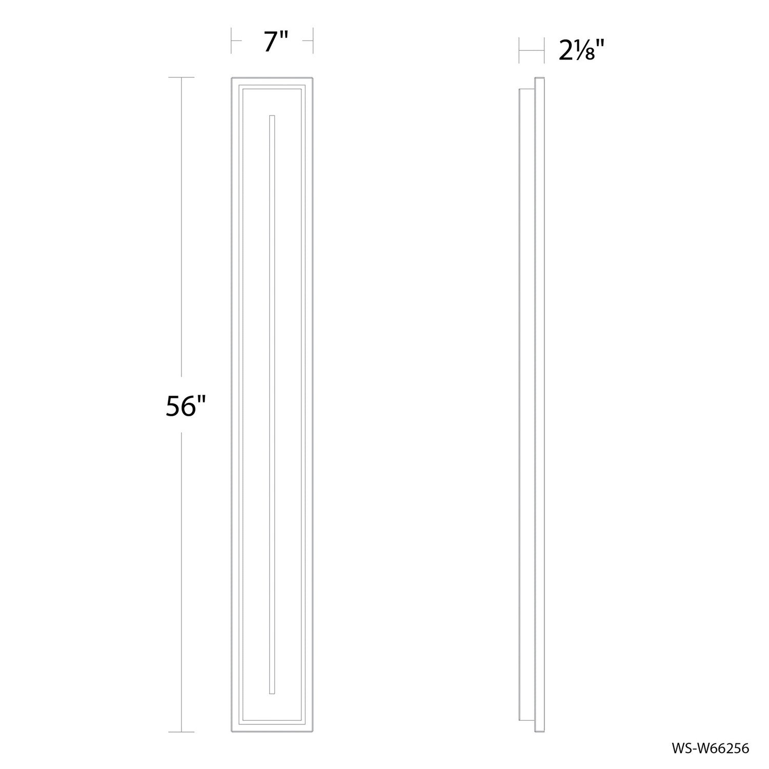 Modern Forms - WS-W66256-35-BK - LED Outdoor Wall Sconce - Midnight - Black