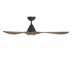 Modern Forms Fans - FR-D2504-60L-MB/DK - 60"Ceiling Fan - Carve - Matte Black/Distressed Koa