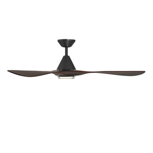 Modern Forms Fans - FR-D2504-60L-MB/DW - 60"Ceiling Fan - Carve - Matte Black/Dark Walnut