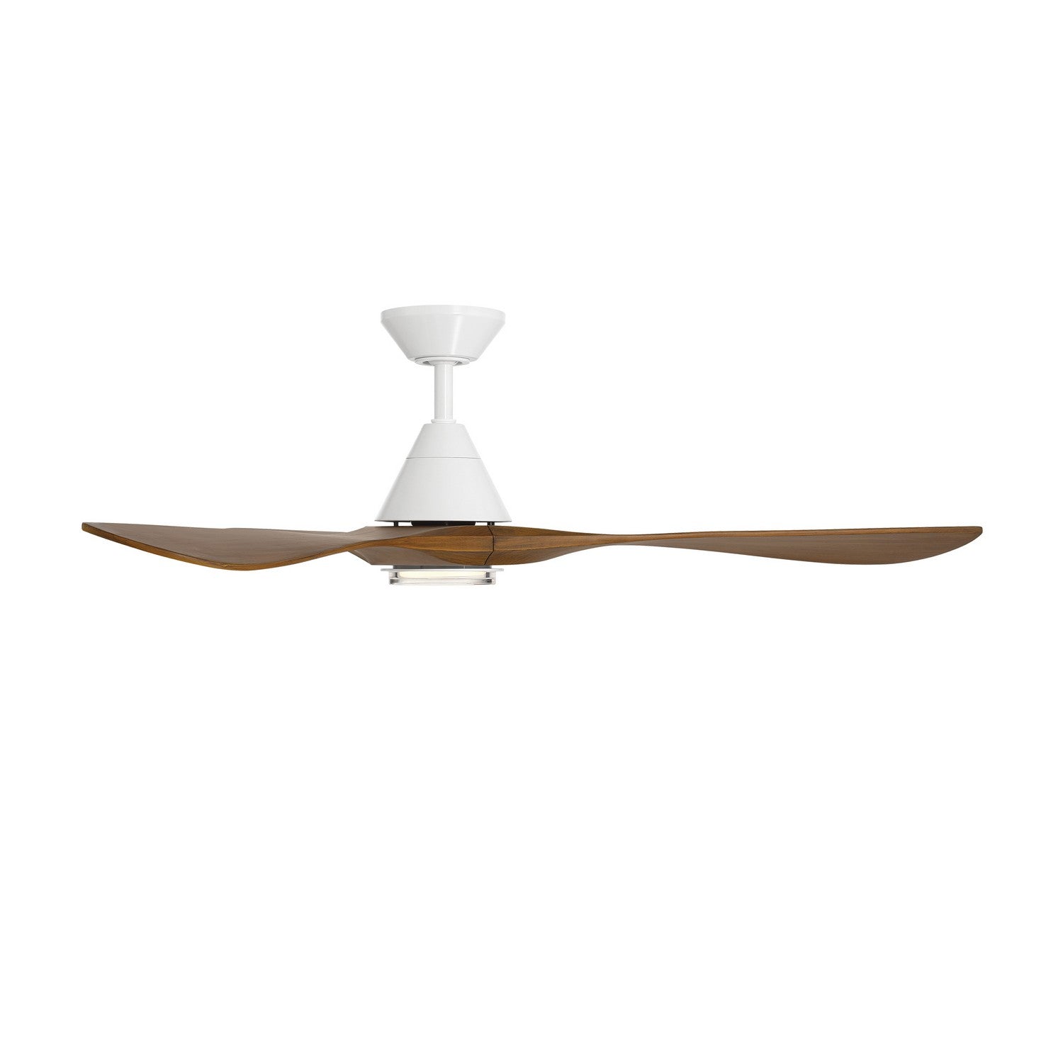 Modern Forms Fans - FR-D2504-60L-MW/DK - 60"Ceiling Fan - Carve - Matte White/Distressed Koa