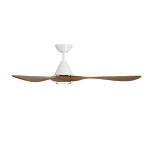 Modern Forms Fans - FR-D2504-60L-MW/DK - 60"Ceiling Fan - Carve - Matte White/Distressed Koa