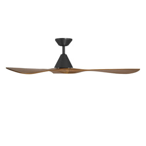Modern Forms Fans - FR-D2504-60-MB/DK - 60" Ceiling Fan - Carve - Matte Black/Distressed Koa