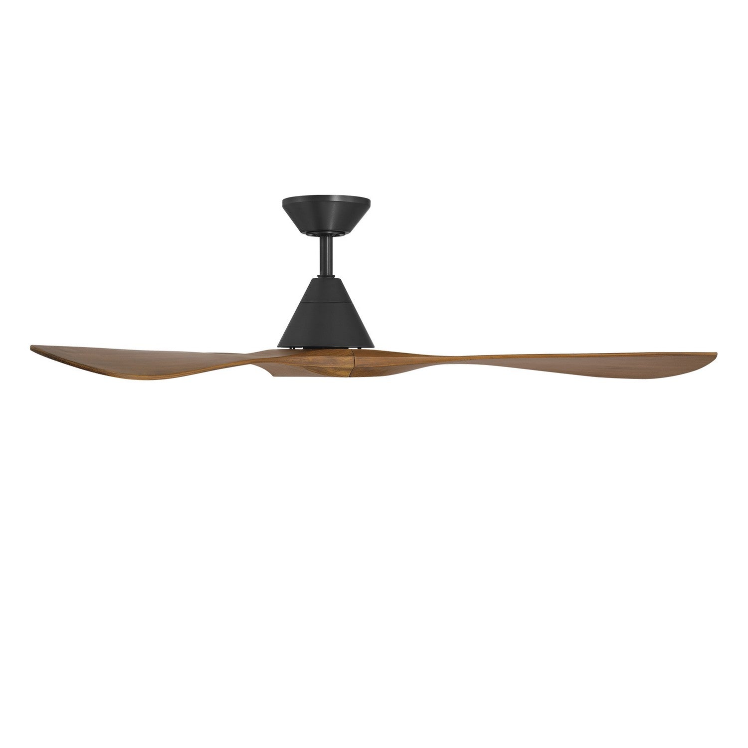 Modern Forms Fans - FR-D2504-60-MB/DK - 60"Ceiling Fan - Carve - Matte Black/Distressed Koa