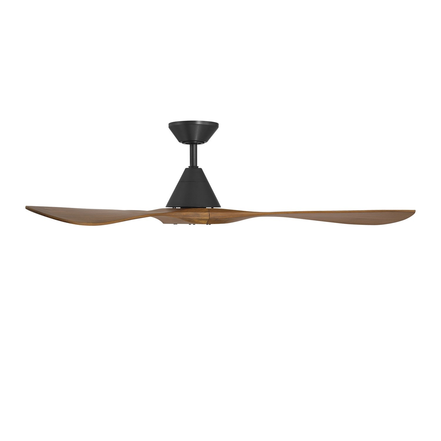 Modern Forms Fans - FR-D2504-60-MB/DK - 60" Ceiling Fan - Carve - Matte Black/Distressed Koa