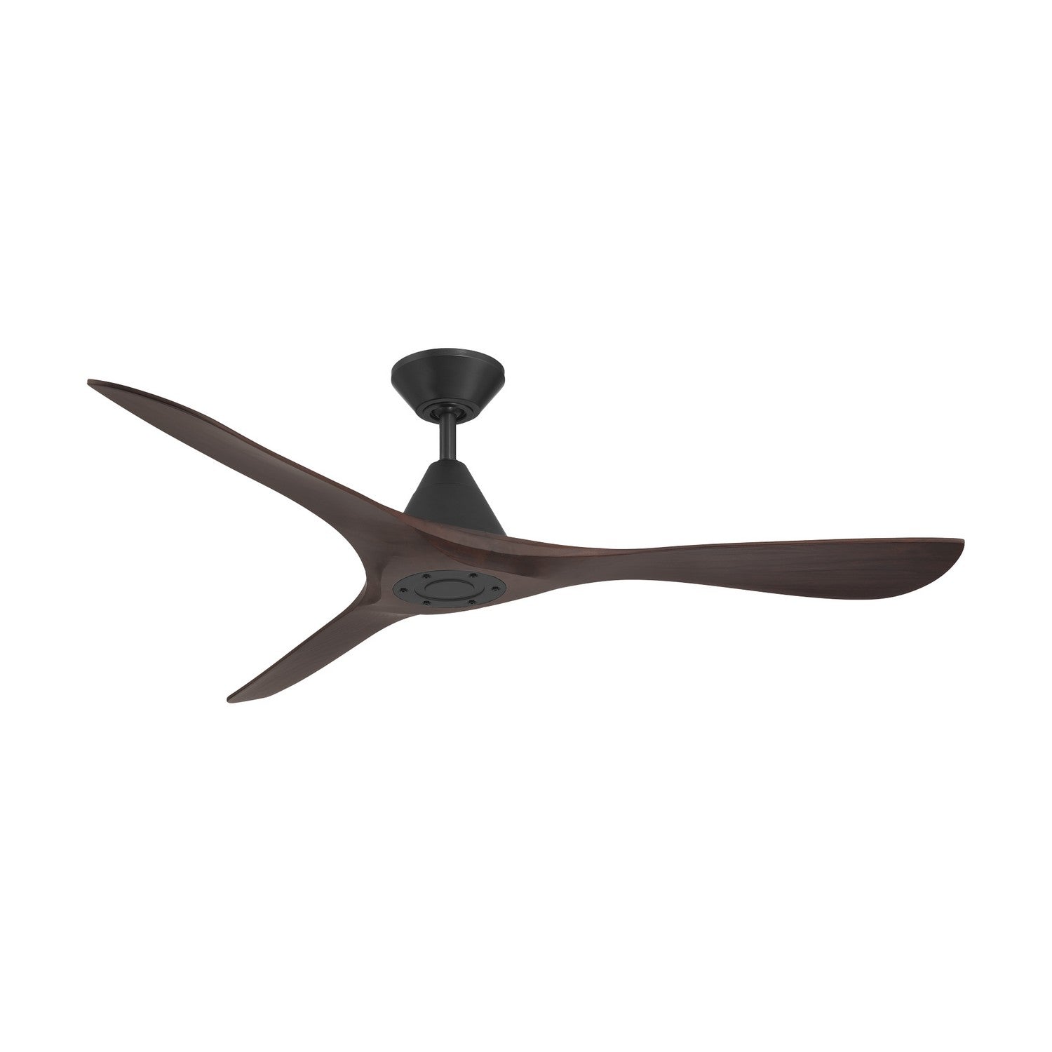 Modern Forms Fans - FR-D2504-60-MB/DW - 60" Ceiling Fan - Carve - Matte Black/Dark Walnut
