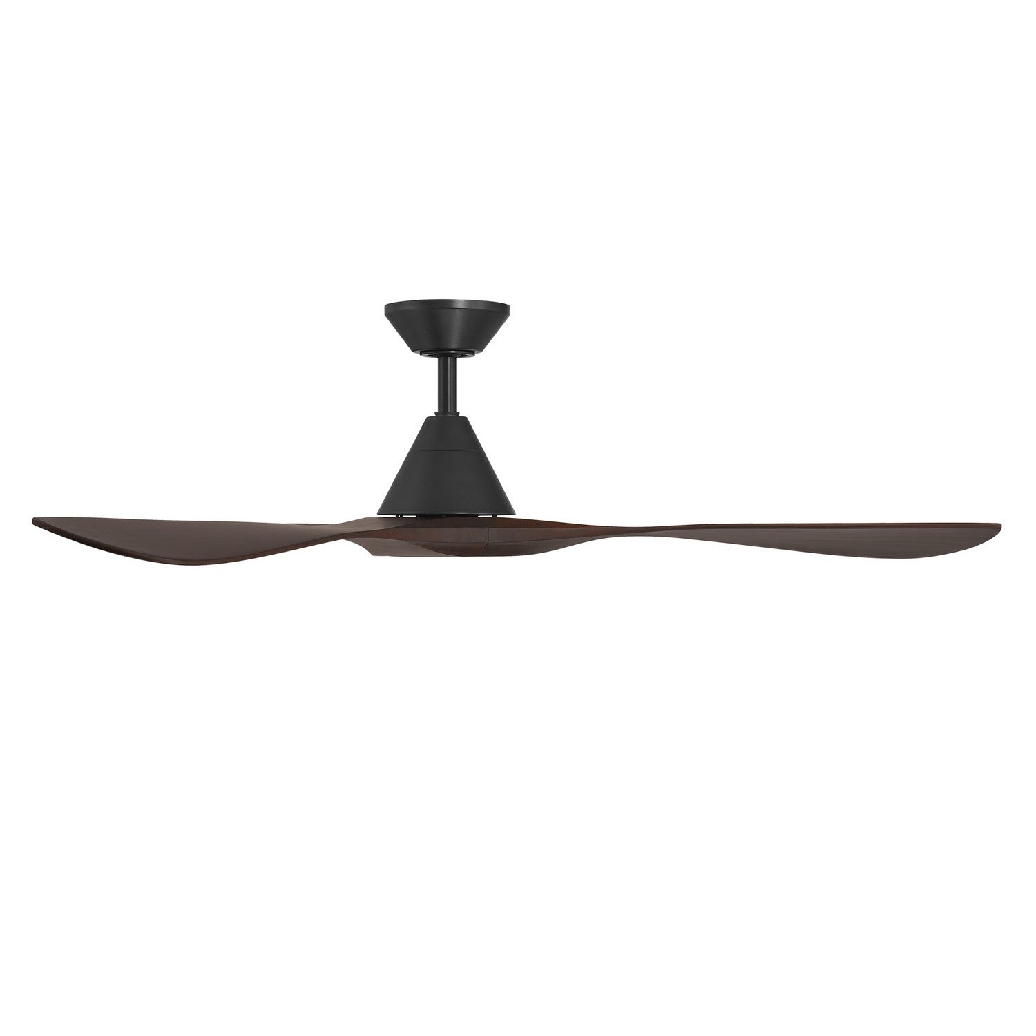 Modern Forms Fans - FR-D2504-60-MB/DW - 60" Ceiling Fan - Carve - Matte Black/Dark Walnut