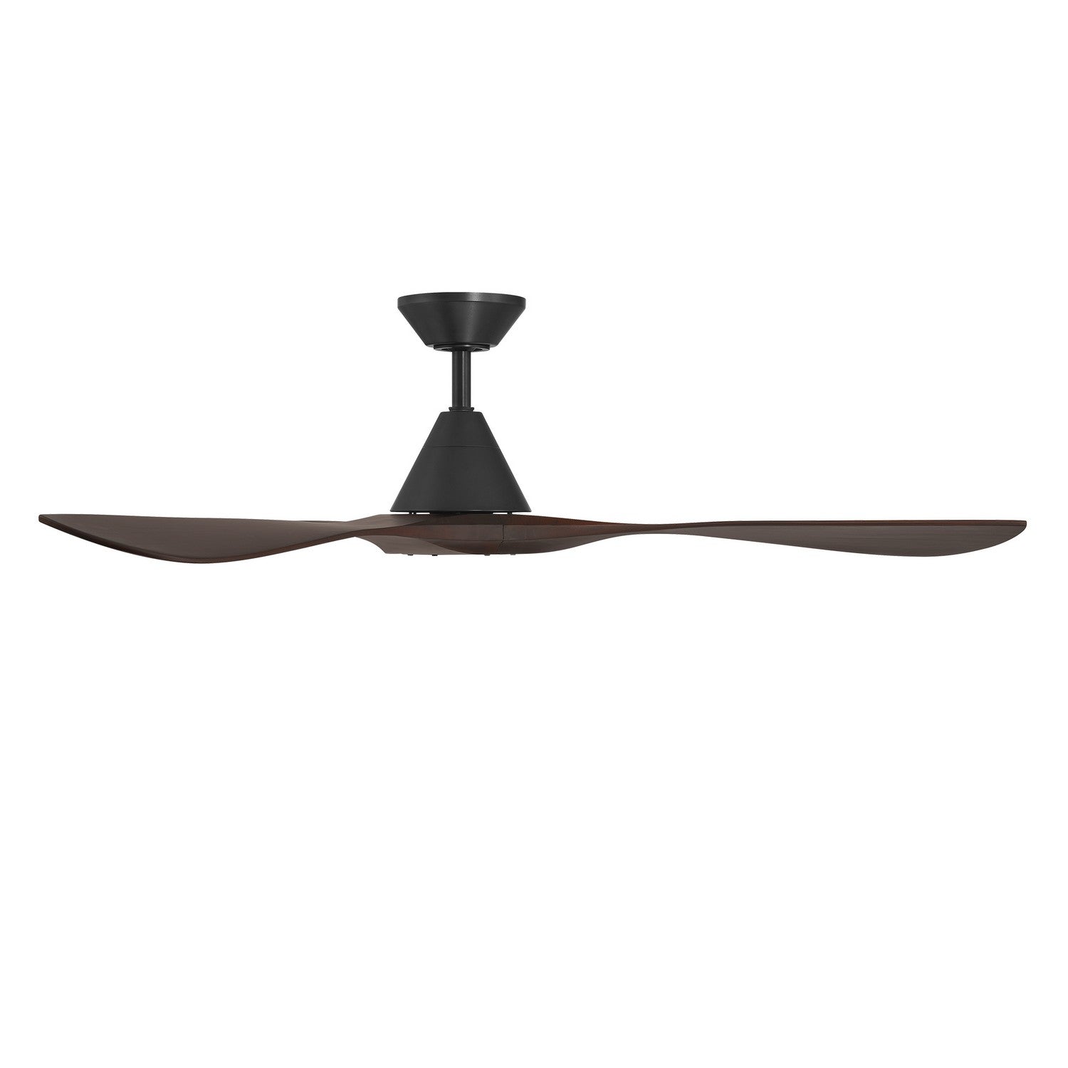 Modern Forms Fans - FR-D2504-60-MB/DW - 60"Ceiling Fan - Carve - Matte Black/Dark Walnut