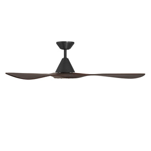 Modern Forms Fans - FR-D2504-60-MB/DW - 60"Ceiling Fan - Carve - Matte Black/Dark Walnut