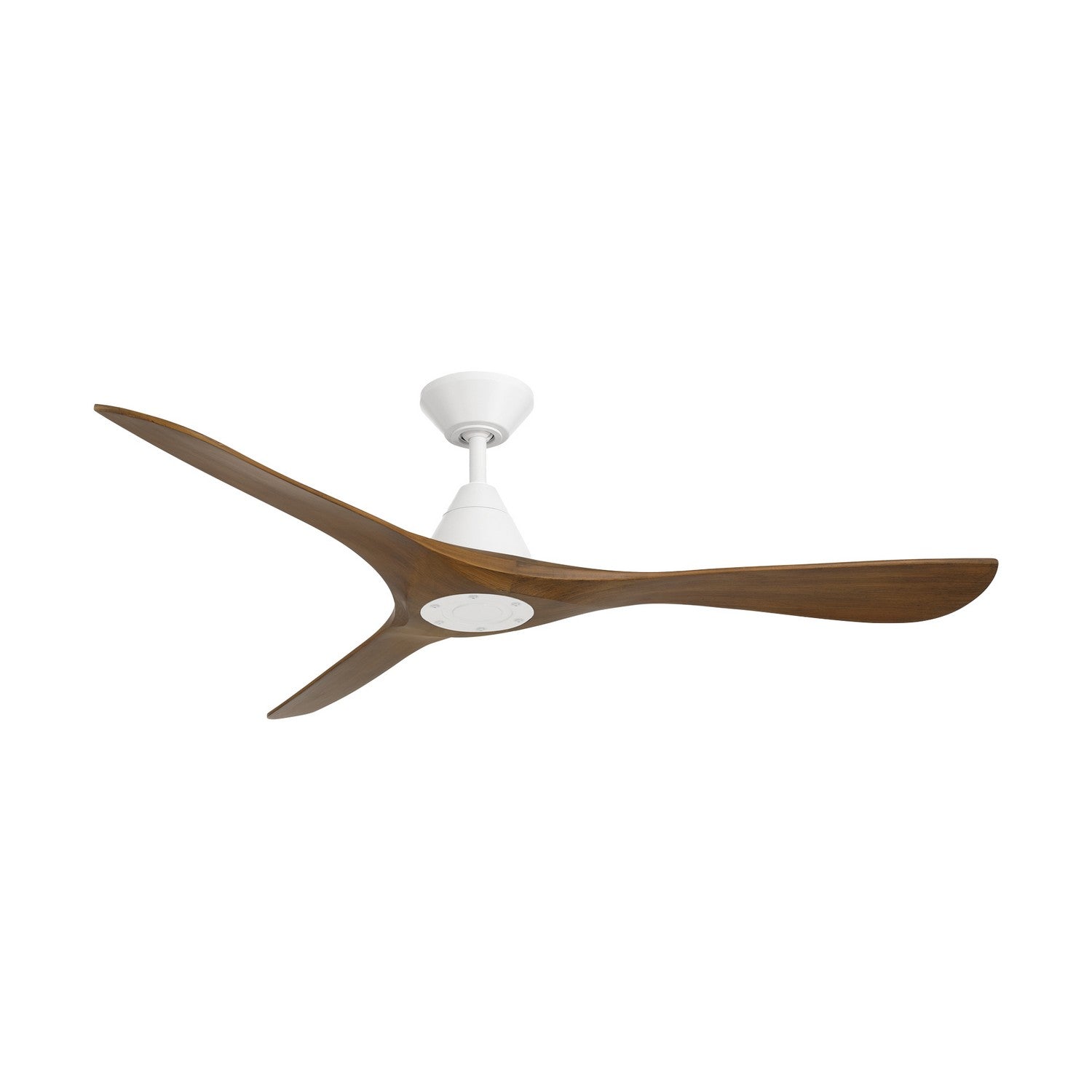 Modern Forms Fans - FR-D2504-60-MW/DK - 60"Ceiling Fan - Carve - Matte White/Distressed Koa