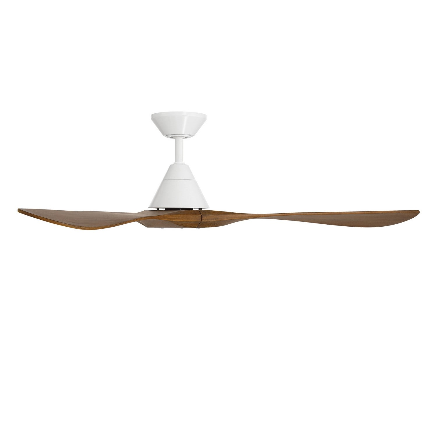 Modern Forms Fans - FR-D2504-60-MW/DK - 60"Ceiling Fan - Carve - Matte White/Distressed Koa