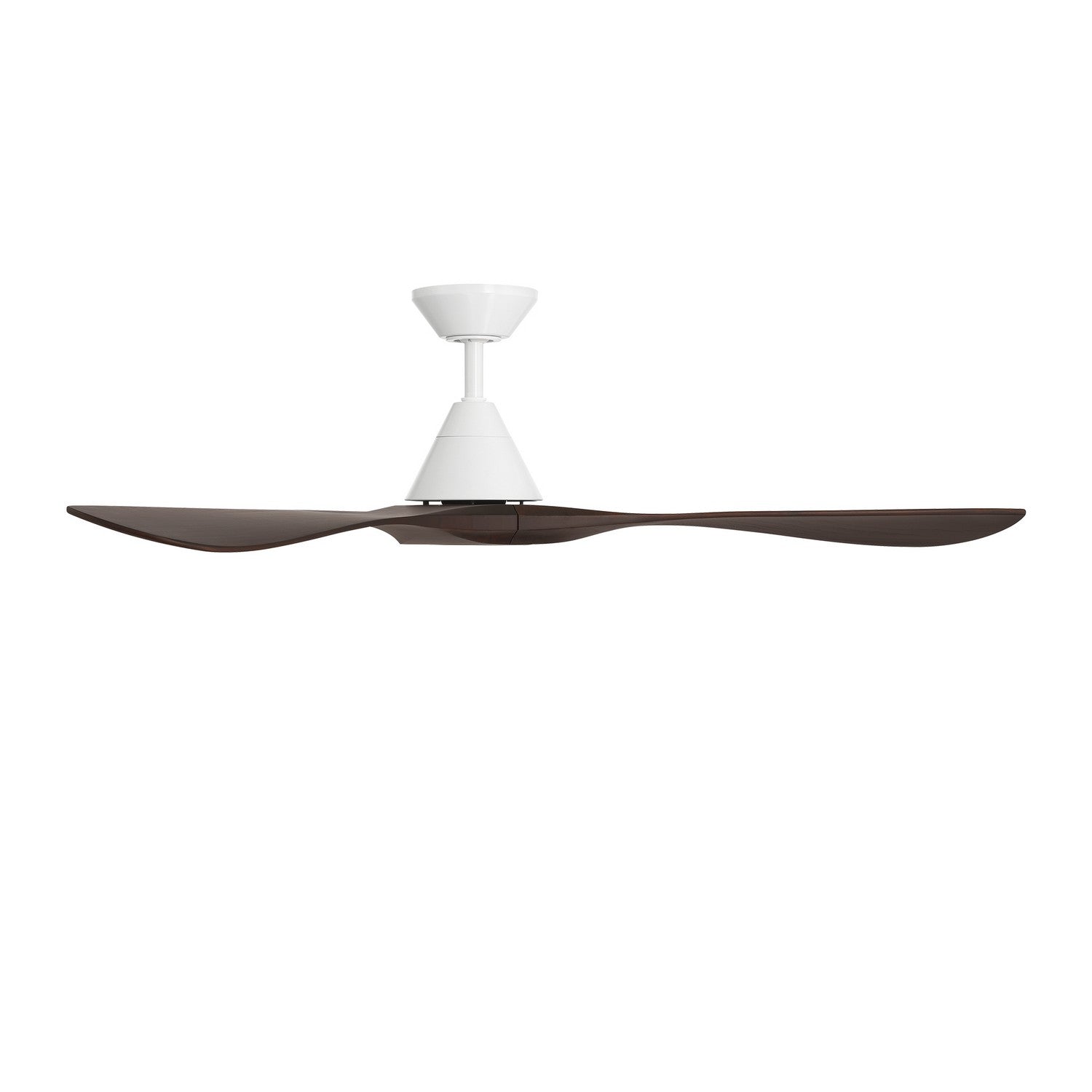 Modern Forms Fans - FR-D2504-60-MW/DW - 60"Ceiling Fan - Carve - Matte White/Dark Walnut