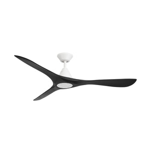 Modern Forms Fans - FR-D2504-60-MW/MB - 60"Ceiling Fan - Carve - Matte White/Matte Black