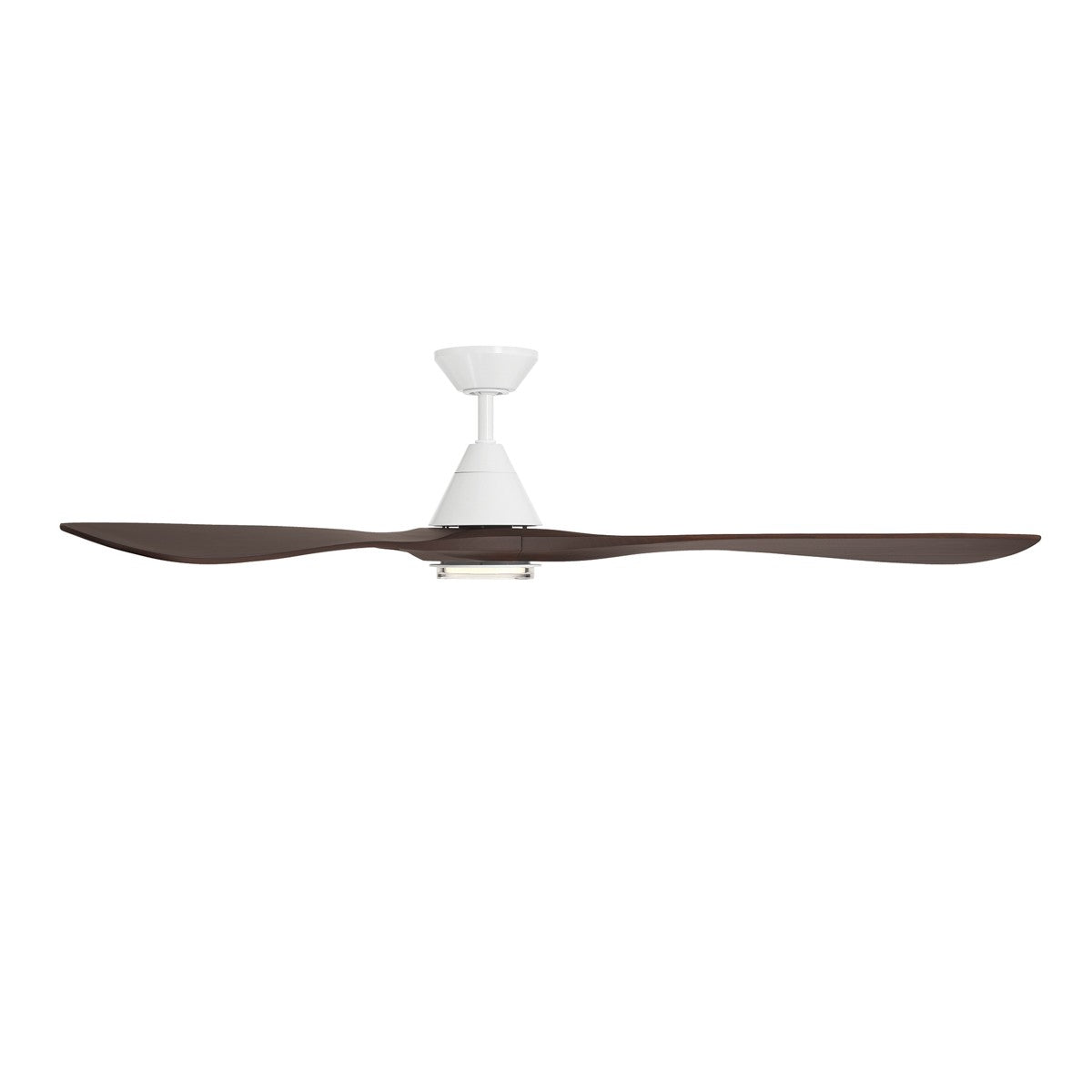 Modern Forms Fans - FR-D2504-72L-MW/DW - 72"Ceiling Fan - Carve - Matte White/Dark Walnut