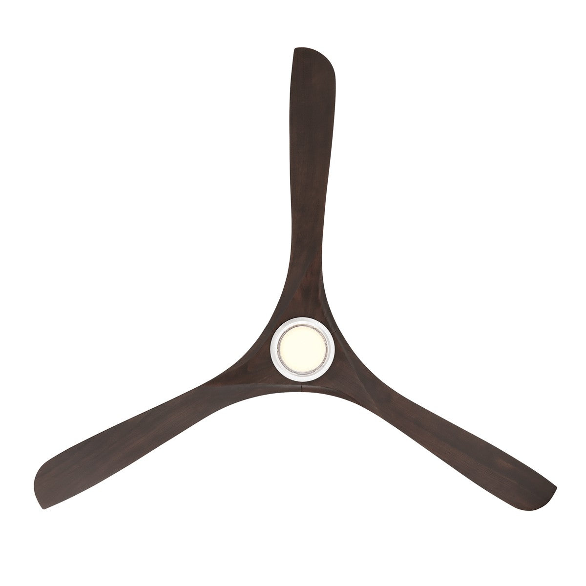 Modern Forms Fans - FR-D2504-72L-MW/DW - 72" Ceiling Fan - Carve - Matte White/Dark Walnut