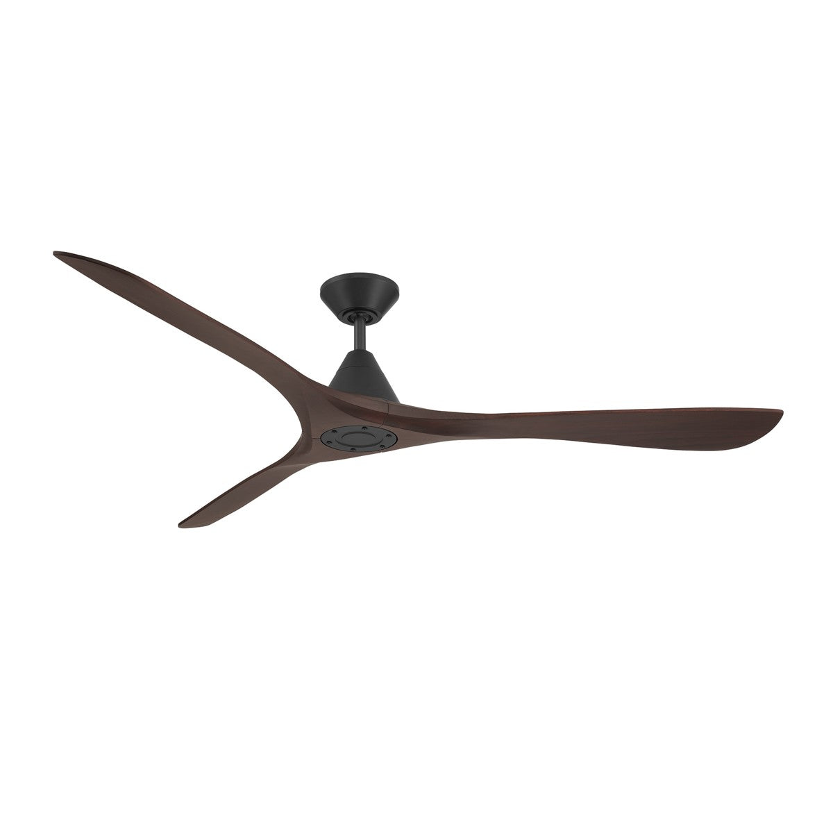 Modern Forms Fans - FR-D2504-72-MB/DW - 72"Ceiling Fan - Carve - Matte Black/Dark Walnut