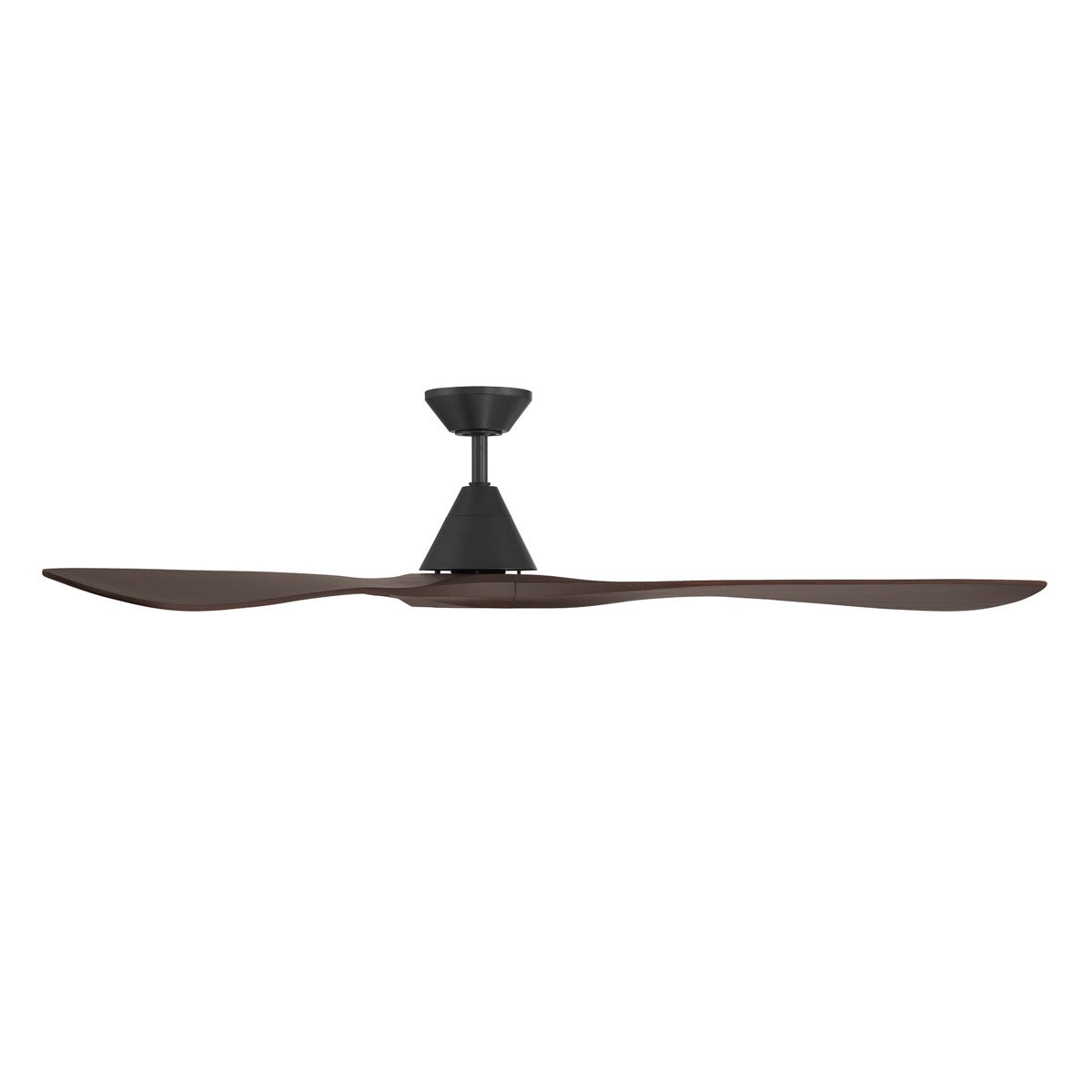 Modern Forms Fans - FR-D2504-72-MB/DW - 72" Ceiling Fan - Carve - Matte Black/Dark Walnut
