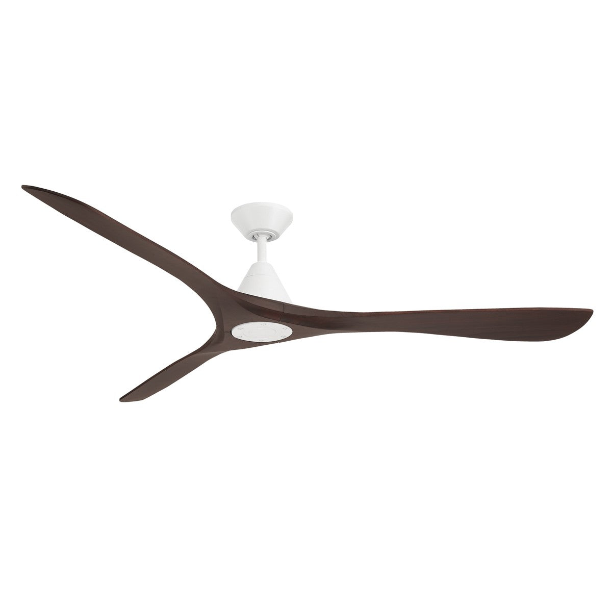 Modern Forms Fans - FR-D2504-72-MW/DW - 72"Ceiling Fan - Carve - Matte White/Dark Walnut