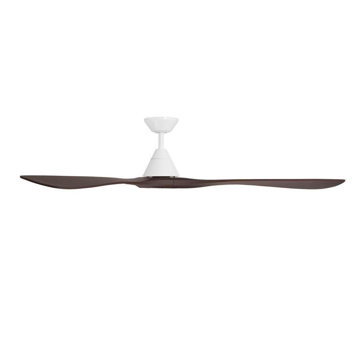 Modern Forms Fans - FR-D2504-72-MW/DW - 72" Ceiling Fan - Carve - Matte White/Dark Walnut