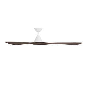 Modern Forms Fans - FR-D2504-72-MW/DW - 72"Ceiling Fan - Carve - Matte White/Dark Walnut