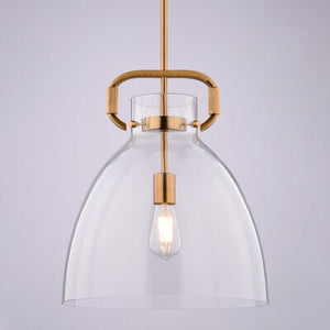 Vaxcel - P0431 - One Light Pendant - Madrona - Muted Brass