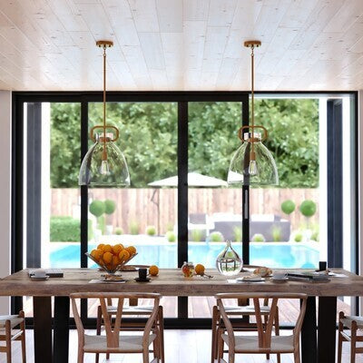 Vaxcel - P0431 - One Light Pendant - Madrona - Muted Brass