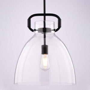 Vaxcel - P0432 - One Light Pendant - Madrona - Black