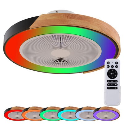 Vaxcel - F0131 - 20"Ceiling Fan - Everette - Matte Black