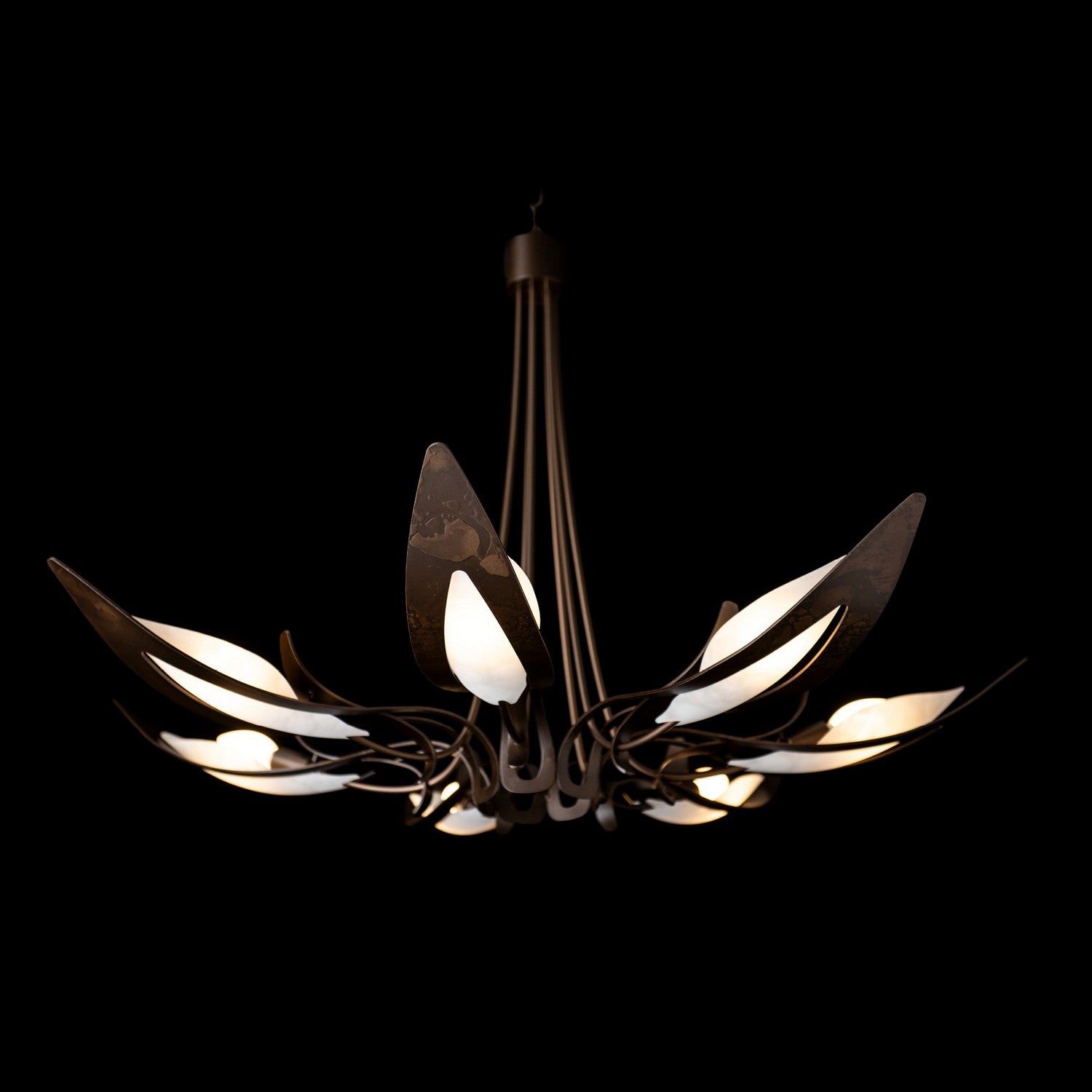 Hubbardton Forge - 101320-SKT-05-BB0823 - Parasol 7-Light Chandelier - Parasol - Bronze