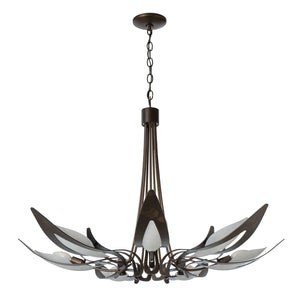 Hubbardton Forge - 101320-SKT-05-BB0823 - Seven Light Chandelier - Parasol - Bronze