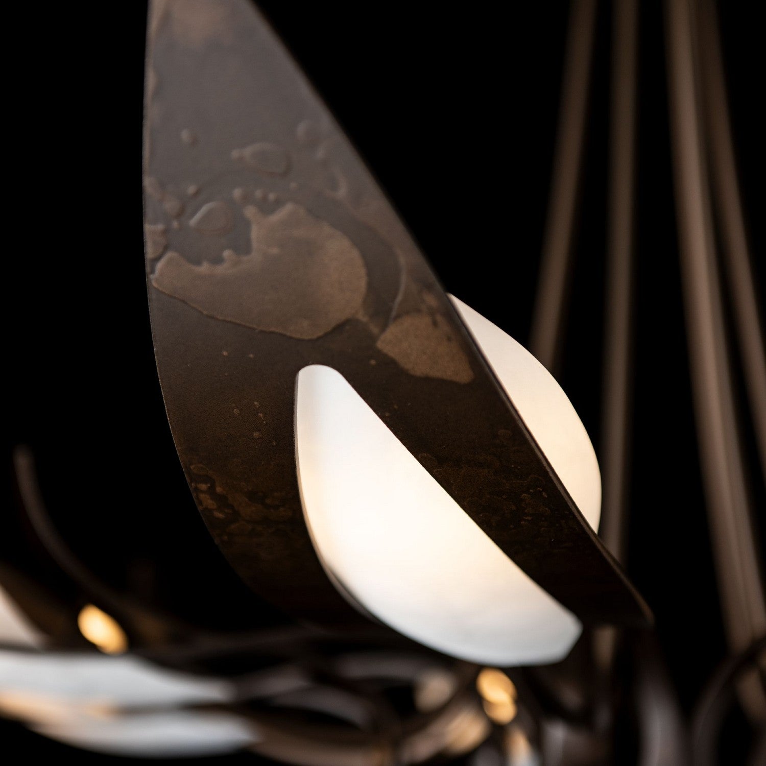 Hubbardton Forge - 101320-SKT-05-BB0823 - Parasol 7-Light Chandelier - Parasol - Bronze
