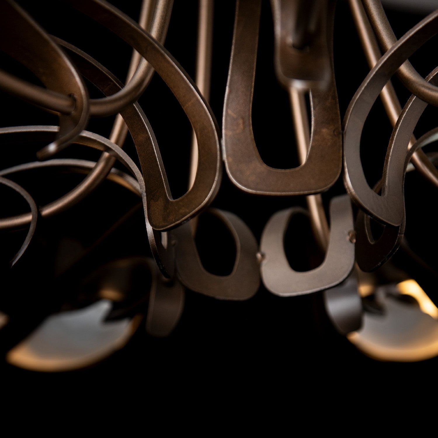 Hubbardton Forge - 101320-SKT-05-BB0823 - Parasol 7-Light Chandelier - Parasol - Bronze