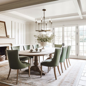 Hubbardton Forge - 101702-SKT-86-WC0821 - Six Light Chandelier - Lilium - Modern Brass