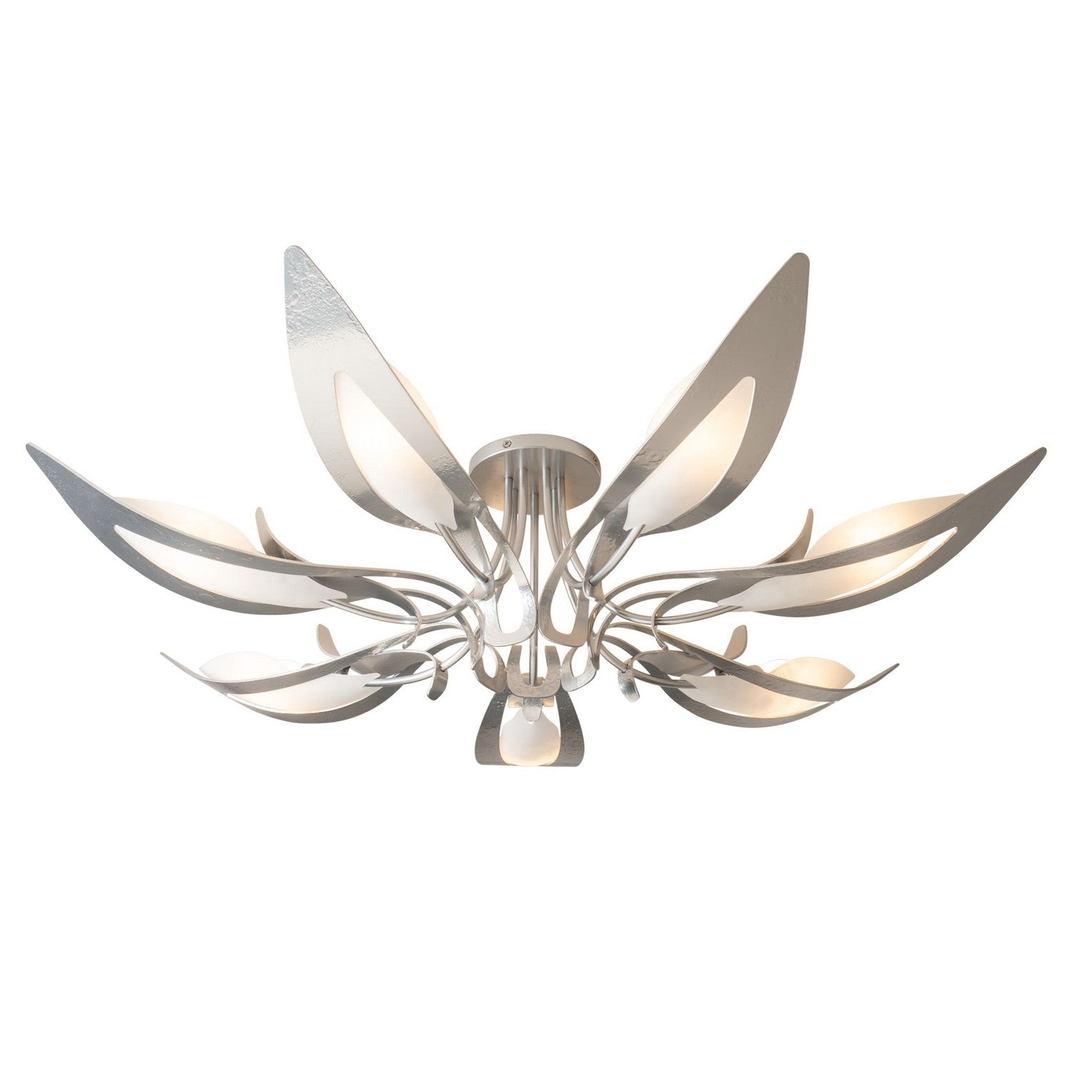 Hubbardton Forge - 121320-SKT-85-BB0823 - Parasol 7-Light Semi-Flush - Parasol - Sterling