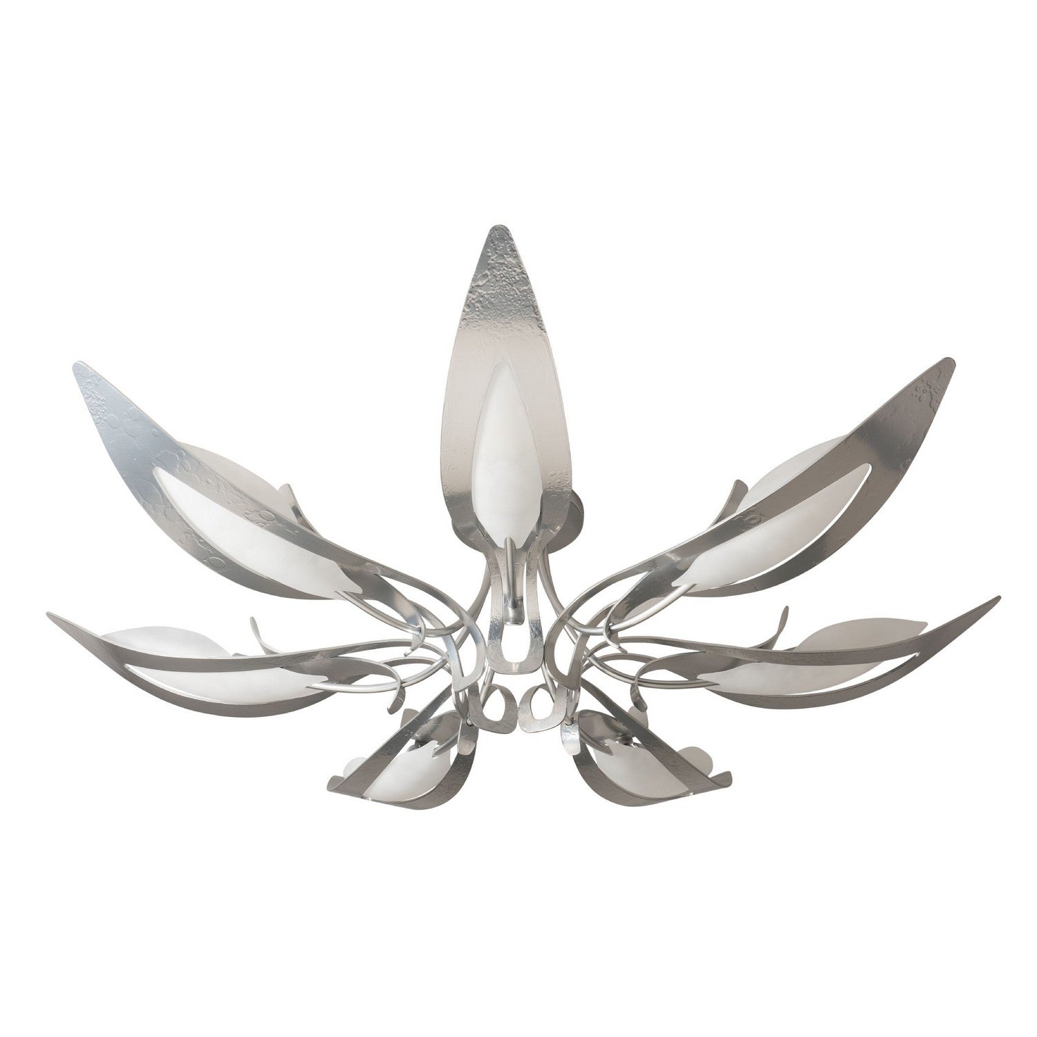 Hubbardton Forge - 121320-SKT-85-BB0823 - Parasol 7-Light Semi-Flush - Parasol - Sterling
