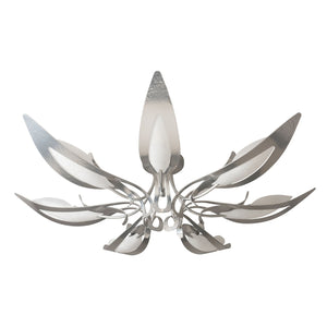 Hubbardton Forge - 121320-SKT-85-BB0823 - Seven Light Semi-Flush Mount - Parasol - Sterling