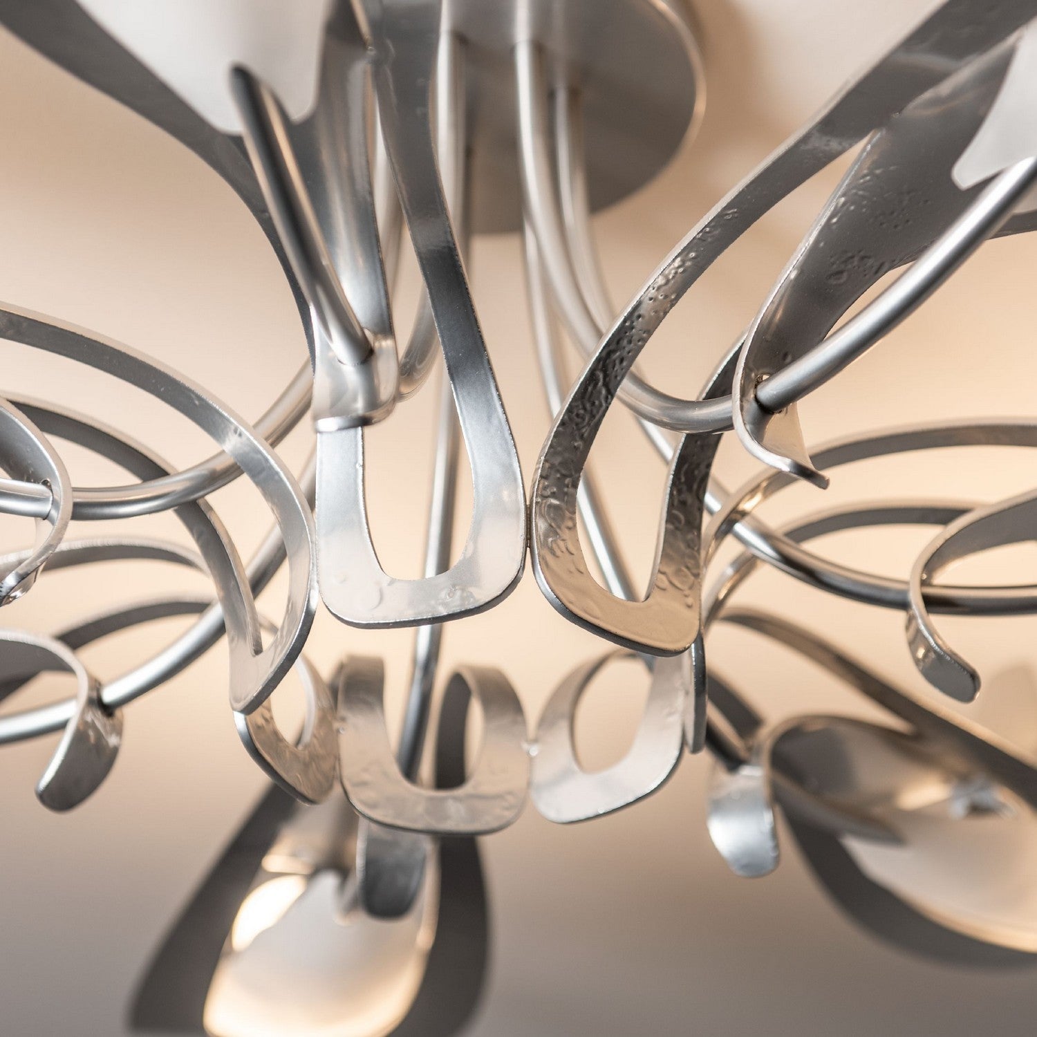 Hubbardton Forge - 121320-SKT-85-BB0823 - Parasol 7-Light Semi-Flush - Parasol - Sterling