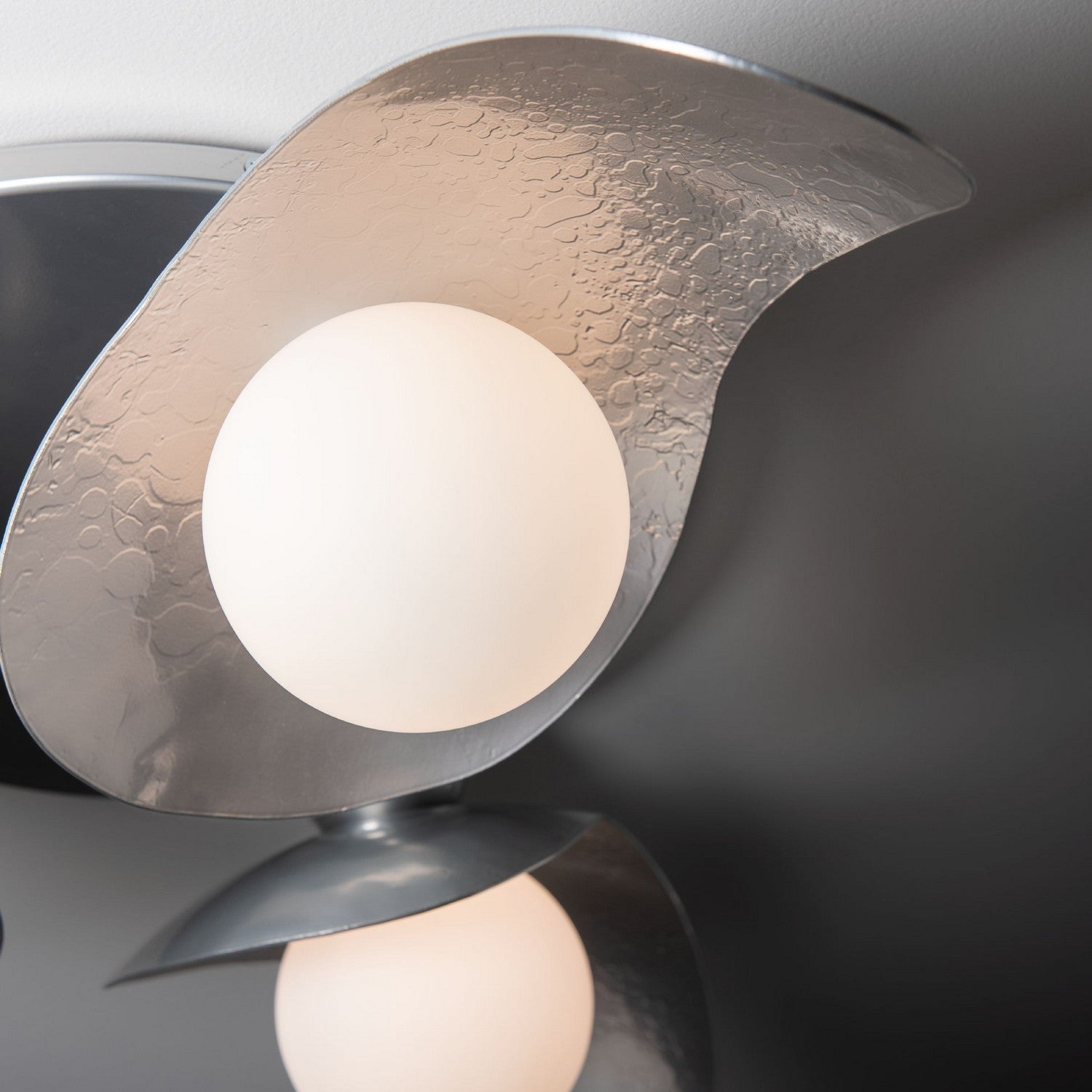 Hubbardton Forge - 122110-SKT-85 - Yoki 3-Light Semi-Flush - Yoki - Sterling