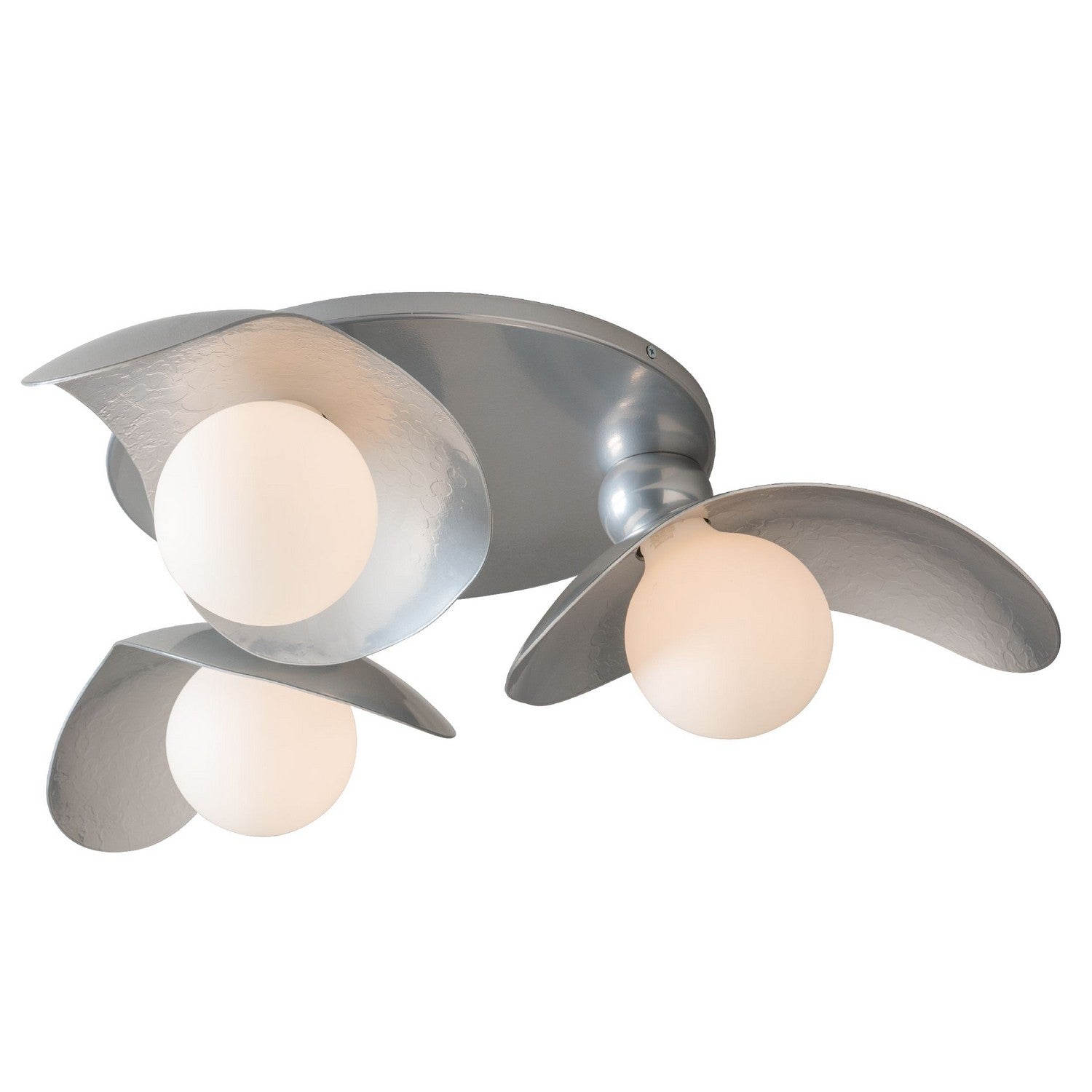 Hubbardton Forge - 122110-SKT-85 - Yoki 3-Light Semi-Flush - Yoki - Sterling
