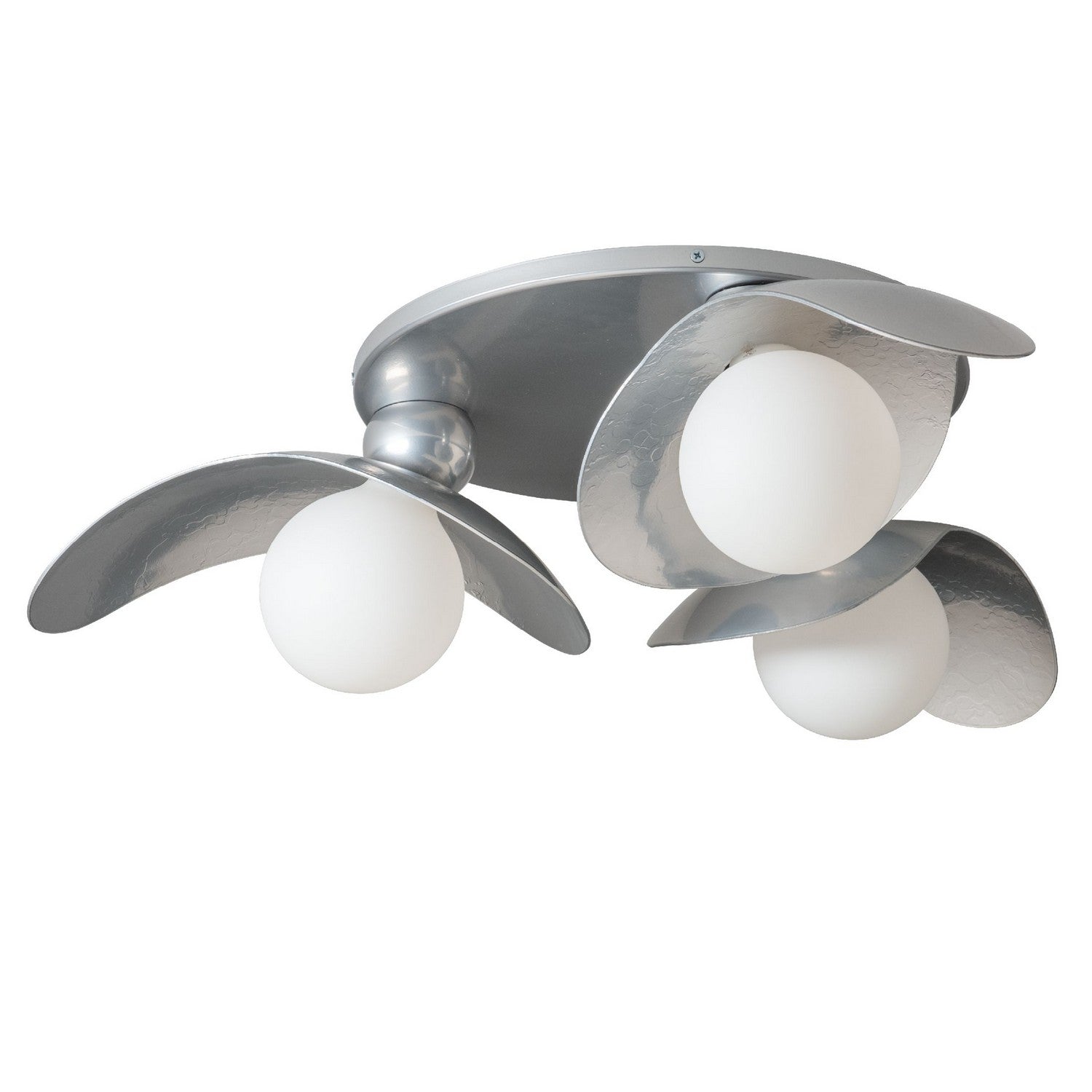 Hubbardton Forge - 122110-SKT-85 - Yoki 3-Light Semi-Flush - Yoki - Sterling