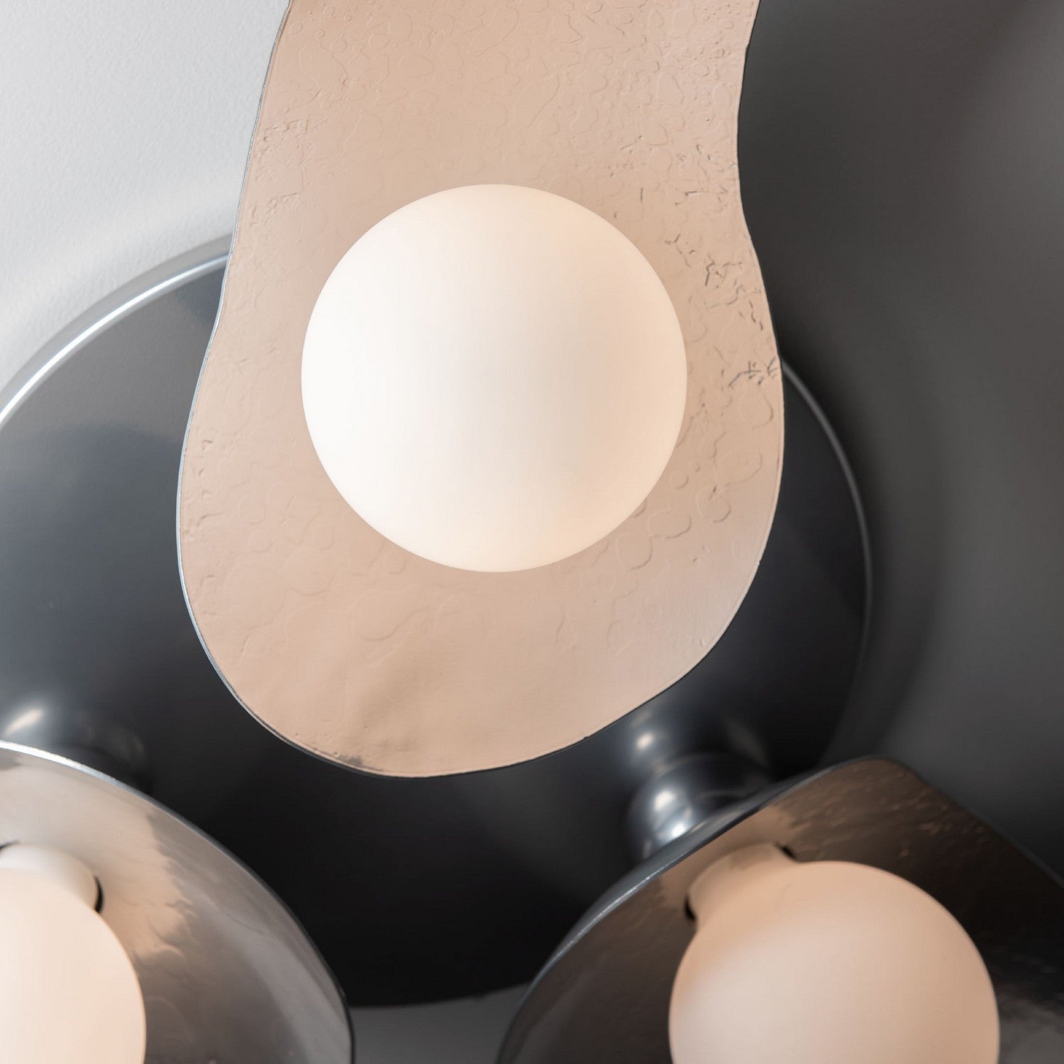 Hubbardton Forge - 122110-SKT-85 - Yoki 3-Light Semi-Flush - Yoki - Sterling