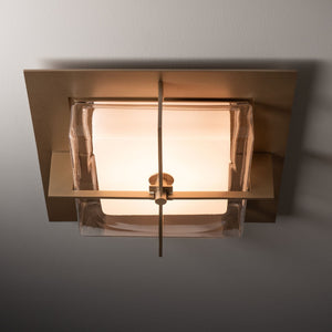 Hubbardton Forge - 126400-LED-84-ZM0827 - LED Flush Mount - Axis - Soft Gold