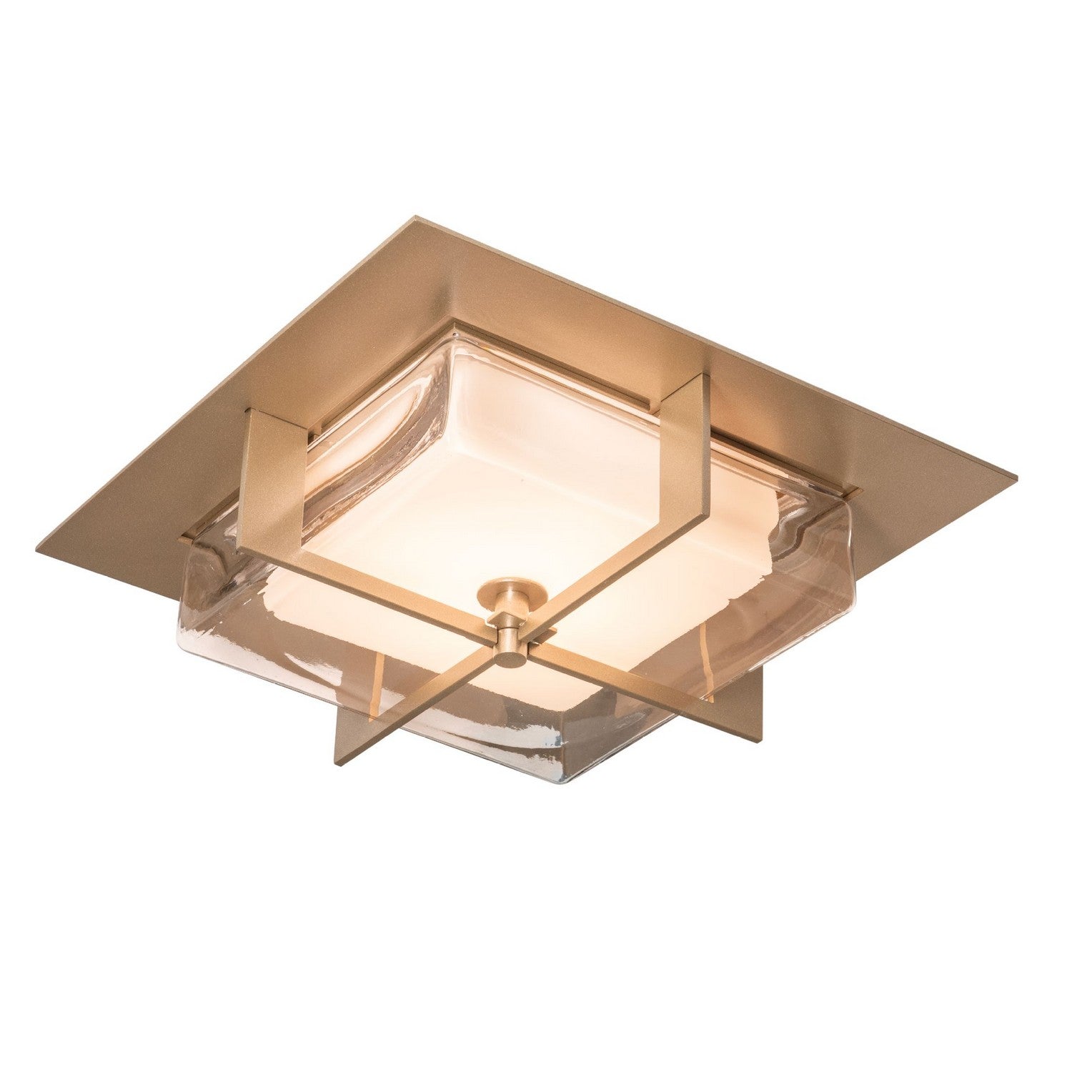 Hubbardton Forge - 126400-LED-84-ZM0827 - LED Flush Mount - Axis - Soft Gold