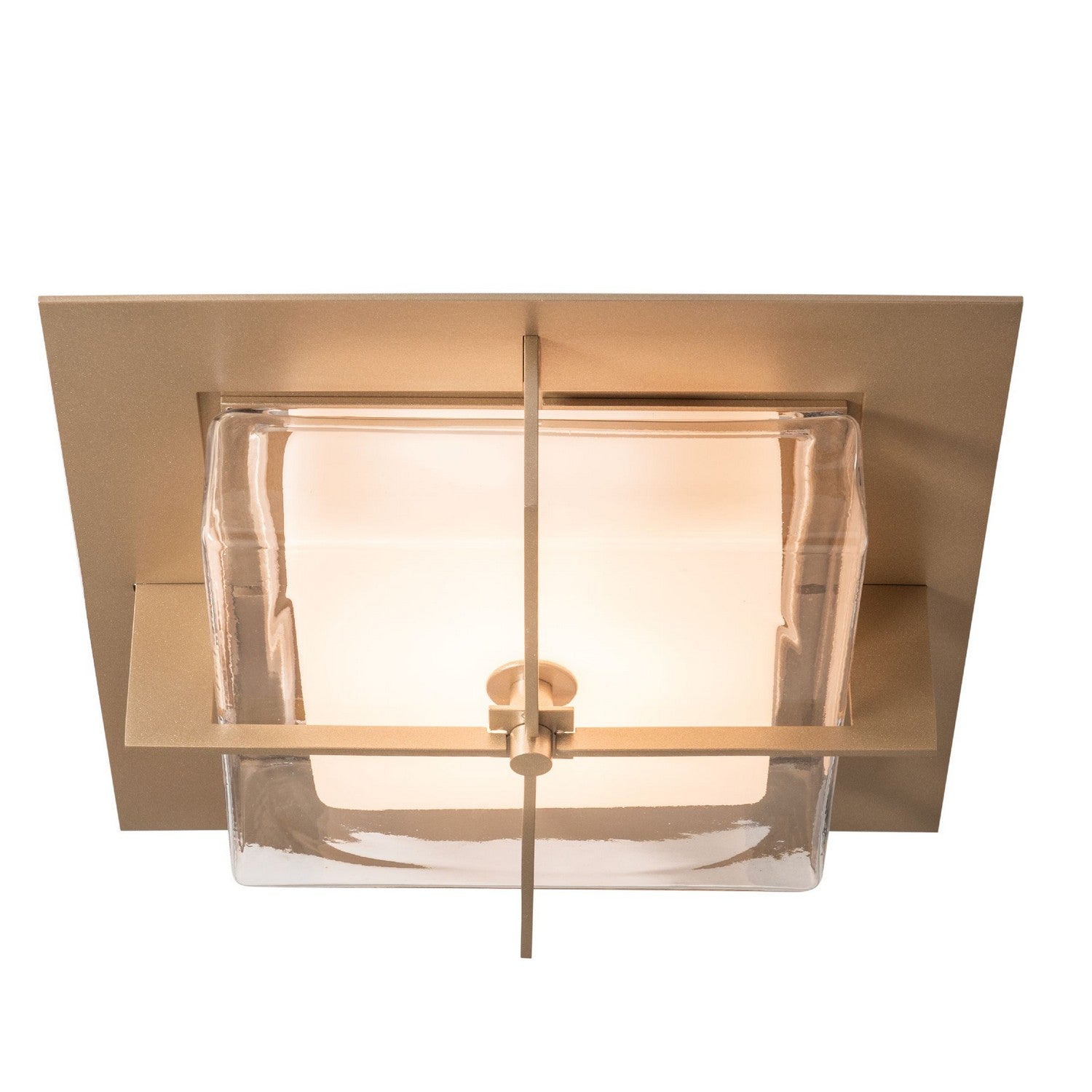Hubbardton Forge - 126400-LED-84-ZM0827 - Axis Flush Mount - Axis - Soft Gold