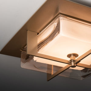 Hubbardton Forge - 126400-LED-84-ZM0827 - LED Flush Mount - Axis - Soft Gold
