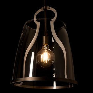 Hubbardton Forge - 131066-SKT-MULT-07-ZM0819 - One Light Pendant - Caliper - Dark Smoke