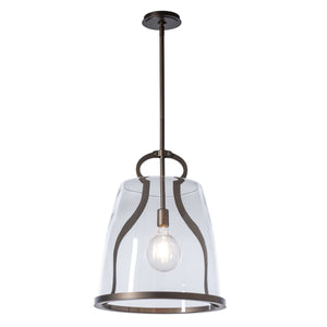Hubbardton Forge - 131066-SKT-MULT-07-ZM0819 - One Light Pendant - Caliper - Dark Smoke