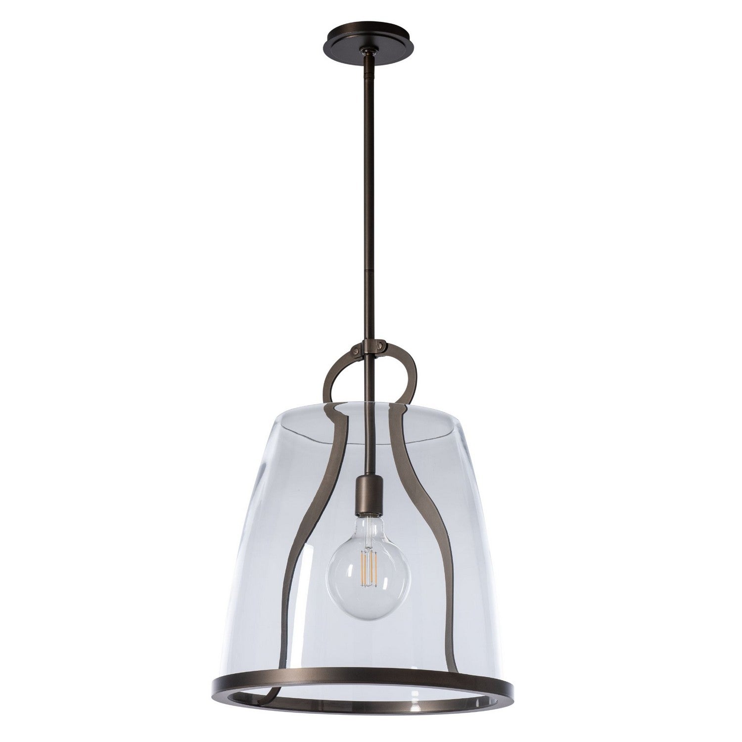 Hubbardton Forge - 131066-SKT-MULT-07-ZM0819 - Caliper Large Pendant - Caliper - Dark Smoke