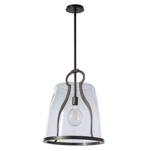 Hubbardton Forge - 131066-SKT-MULT-07-ZM0819 - One Light Pendant - Caliper - Dark Smoke