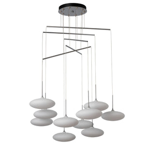Hubbardton Forge - 131157-SKT-STND-82-GS0818 - LED Pendant - Clouds - Vintage Platinum